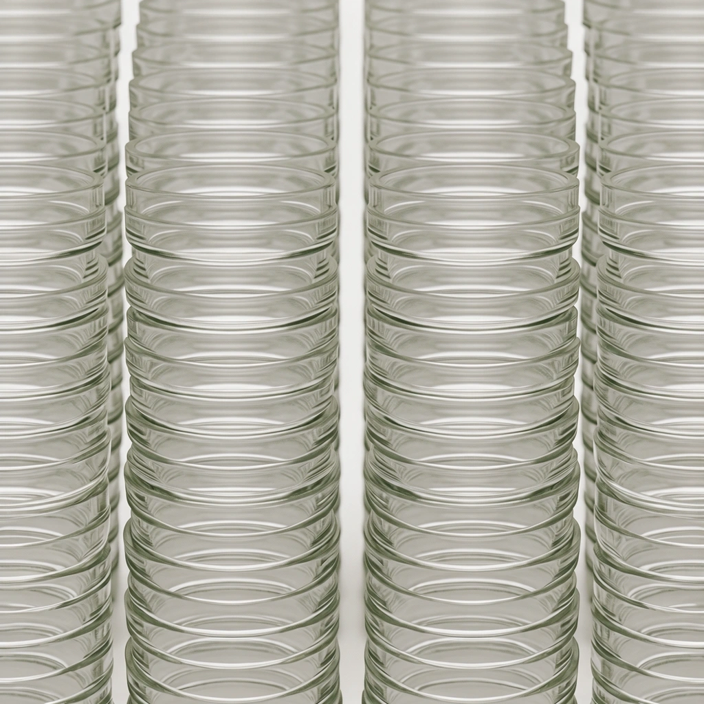 Optische Präzisionslinsen als Symbol für Klarheit